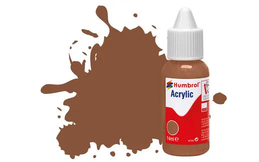 HUMBROL Acrylic Dropper Bottle Model Paint 14ml ALL COLOURS Matt Gloss Satin Airfix