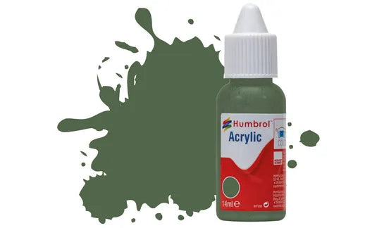 HUMBROL Acrylic Dropper Bottle Model Paint 14ml ALL COLOURS Matt Gloss Satin Airfix