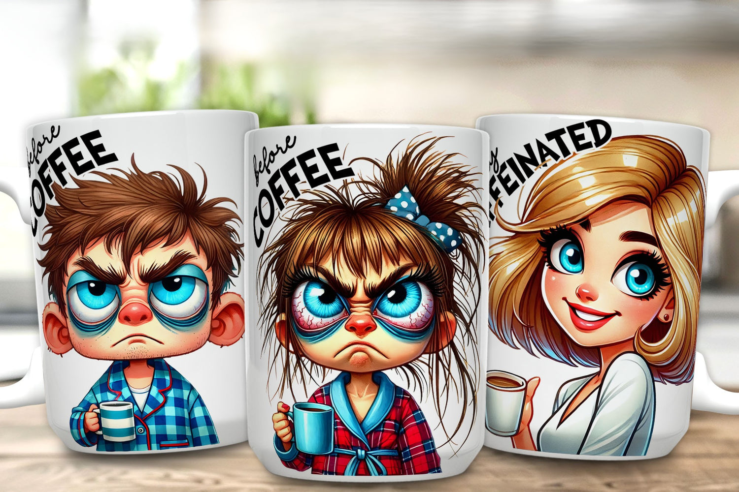 Sarcastic, funny & Rude Animal Morning Coffee Mugs