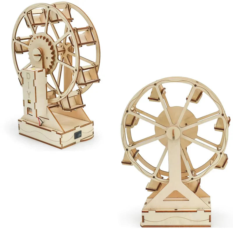 Build you own working wooden Ferris wheel Christmas