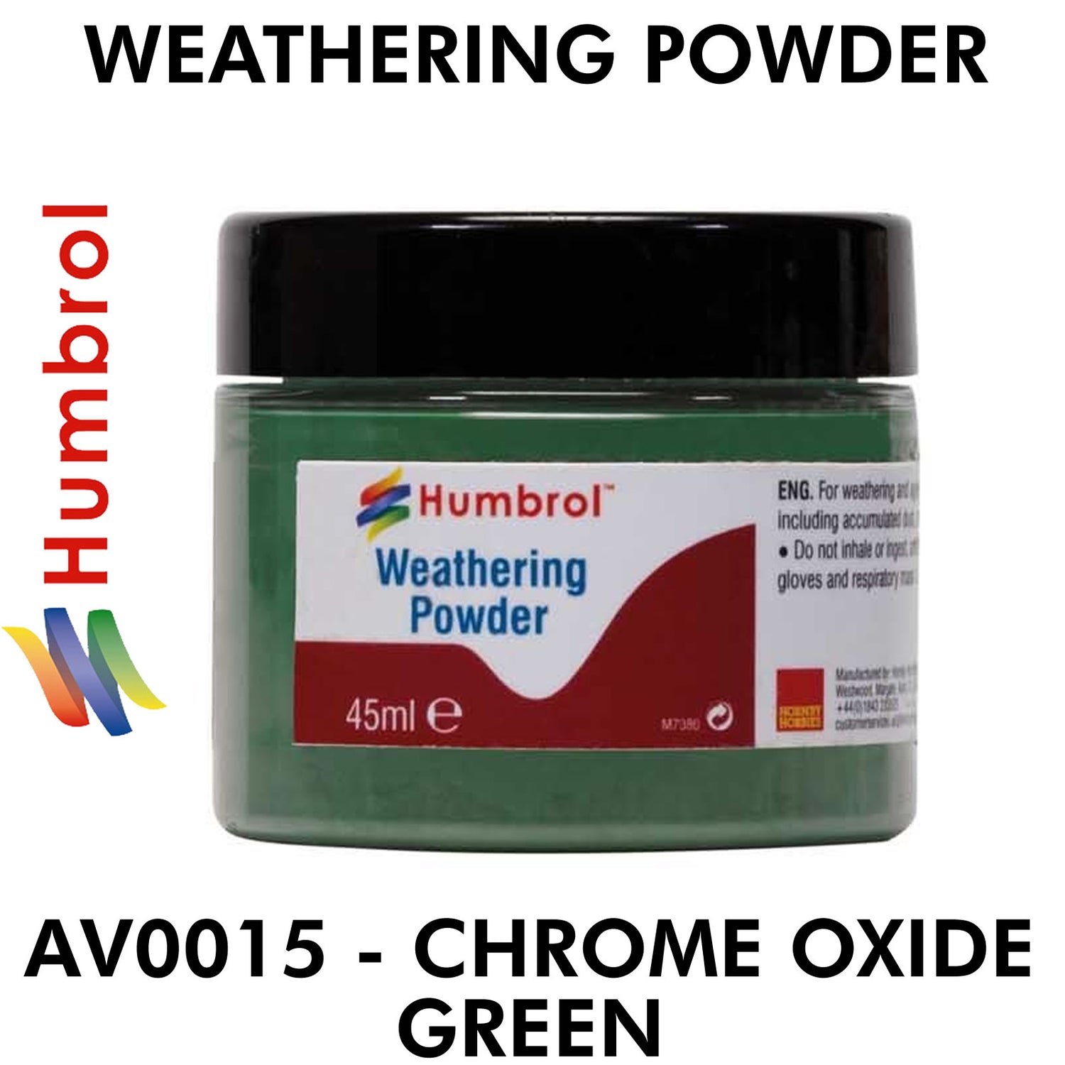 Humbrol WEATHERING POWDER 45ml Full Range - Model Railways Crafts War Gaming