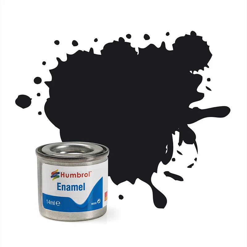 HUMBROL Enamel Model Paint 14ml - ALL COLOURS - Matt Gloss Satin Metallic Airfix