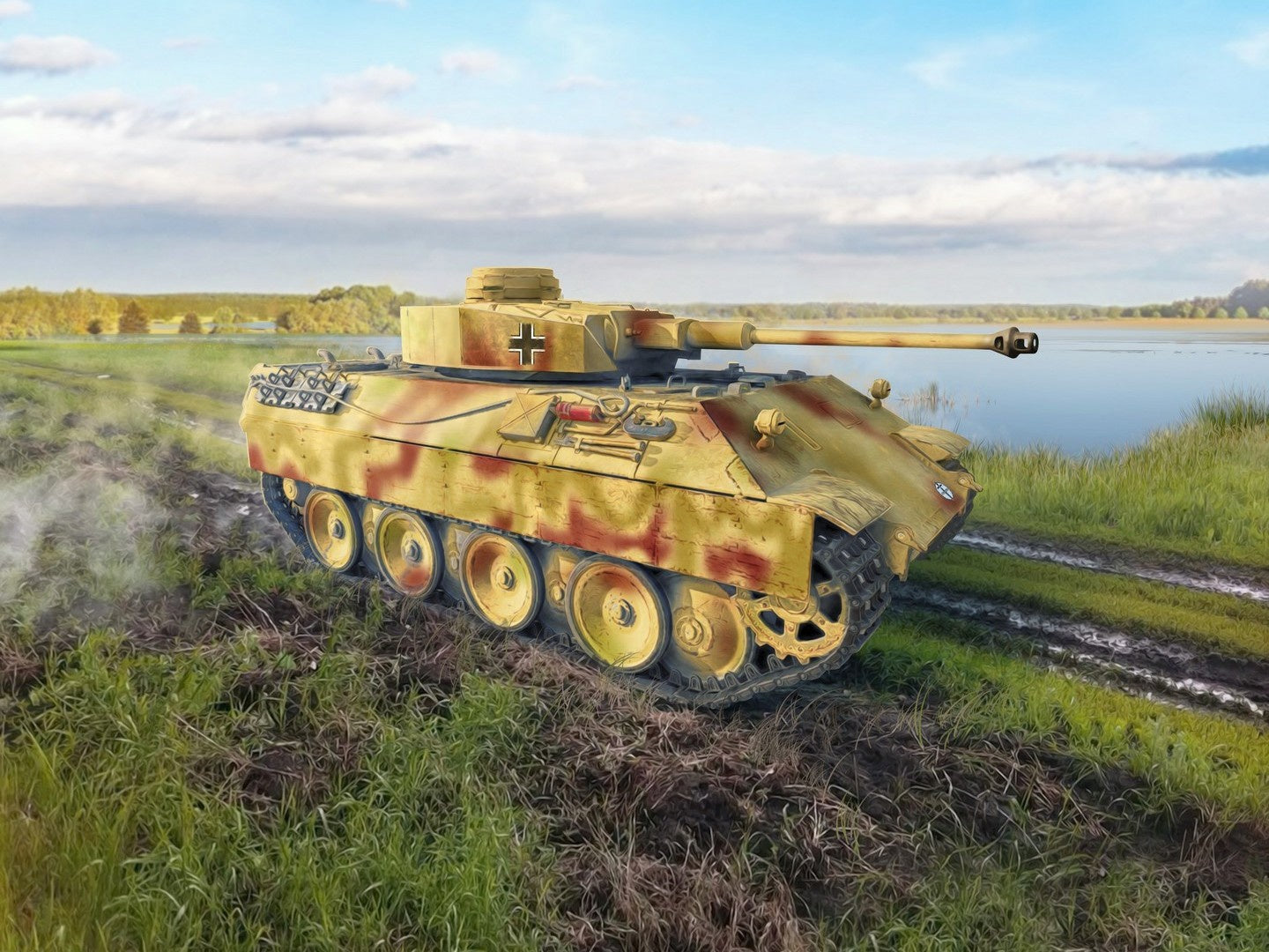 ICM 1/35 Tank Bergepanther with Pz.Kpfw.IV Turret ICM35360