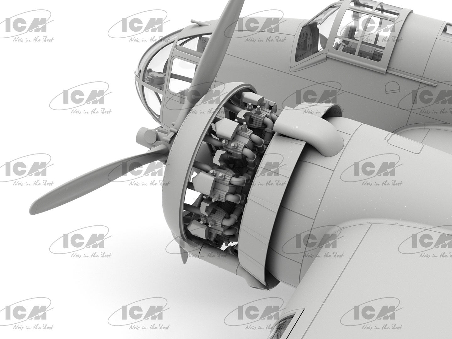 ICM 1/48 HP.52 Hampden B.Mk.I WWII British Bomber ICM