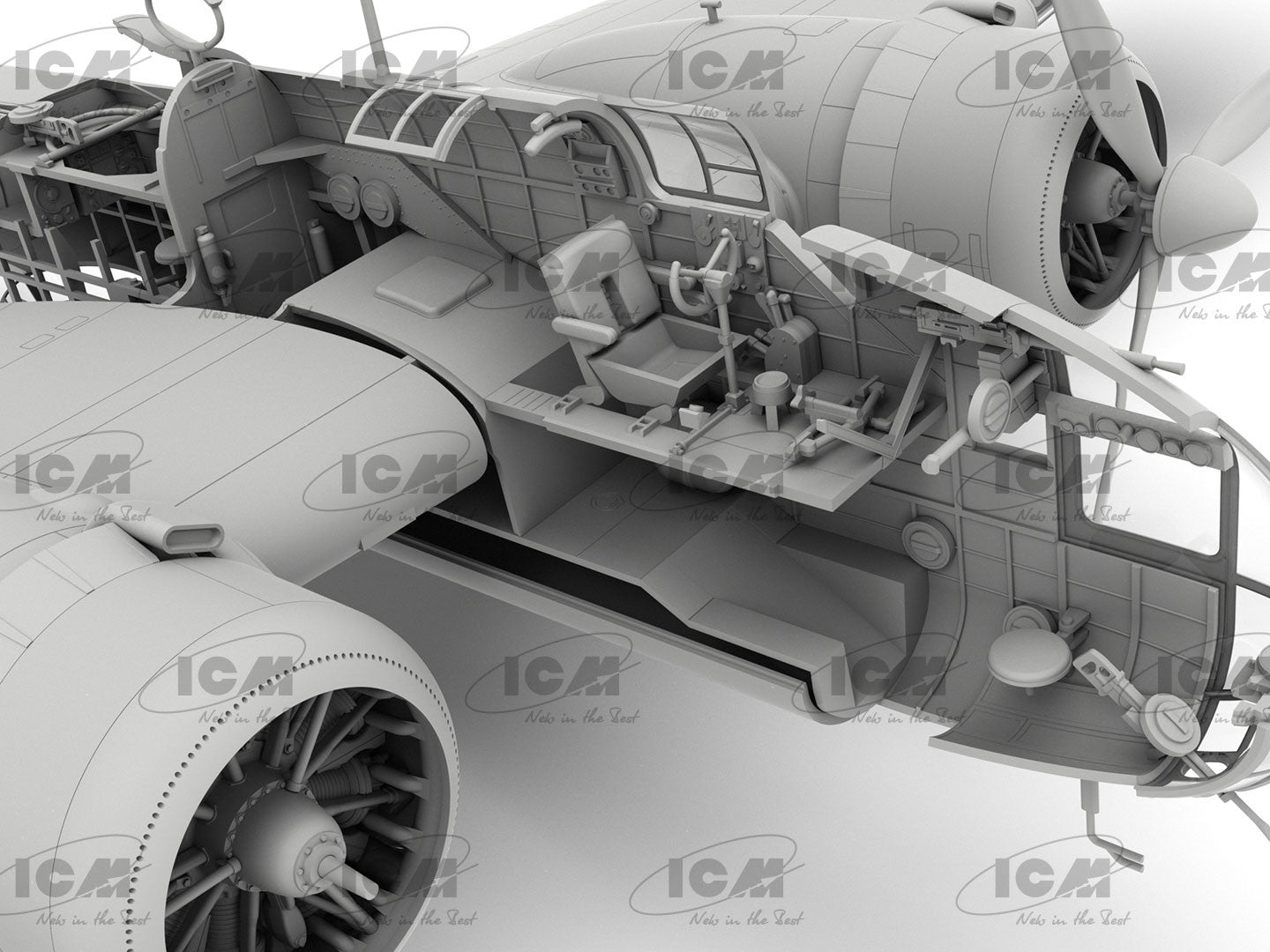 ICM 1/48 HP.52 Hampden B.Mk.I WWII British Bomber ICM