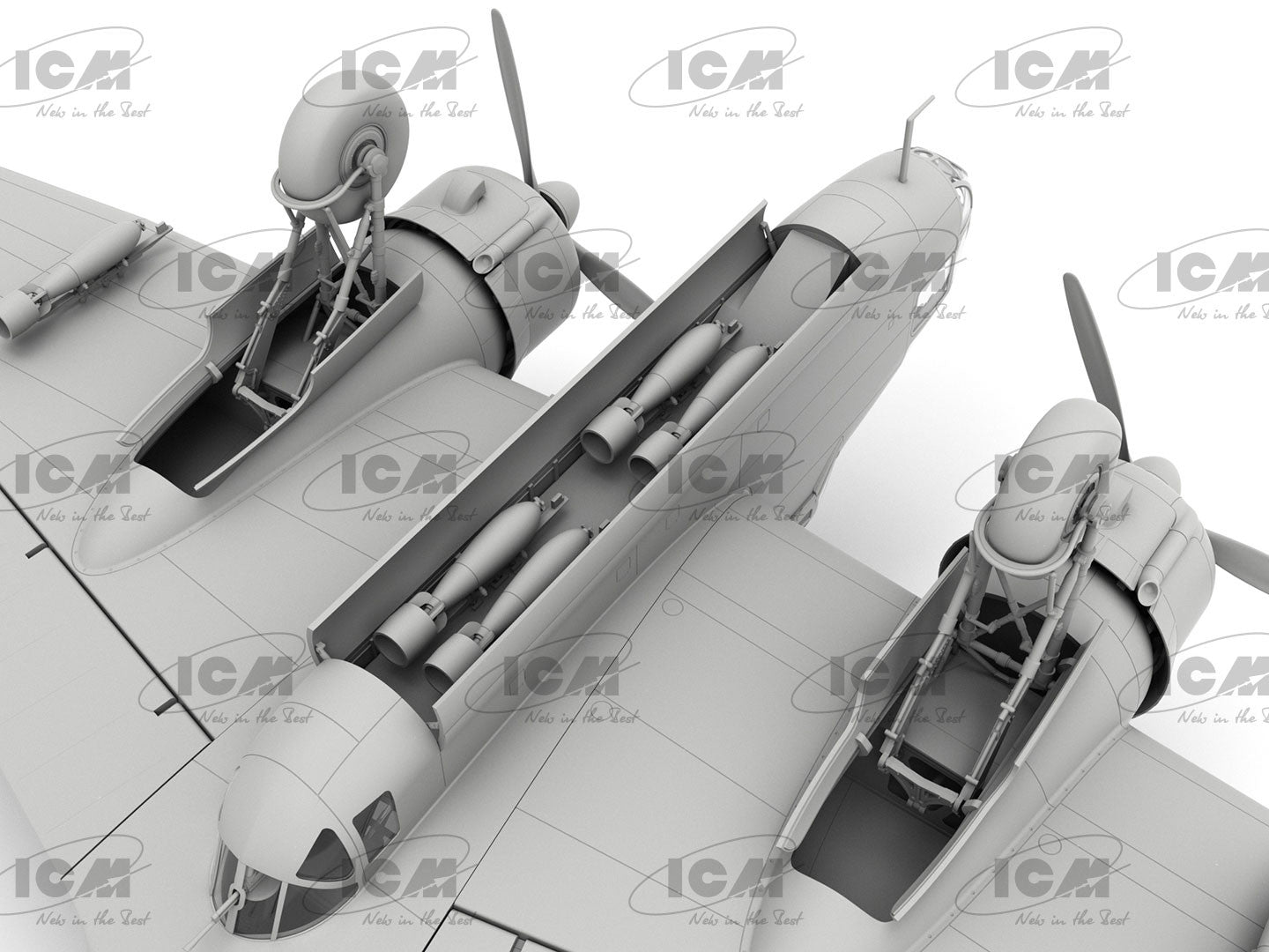 ICM 1/48 HP.52 Hampden B.Mk.I WWII British Bomber ICM