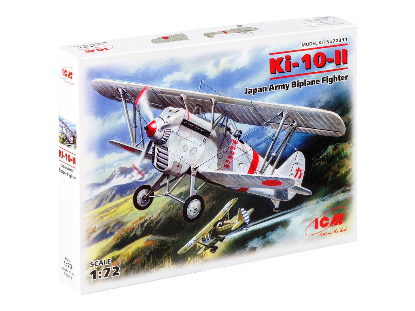ICM 1/72 Ki-10-II, Japan Army Biplane Fighter ICM72311