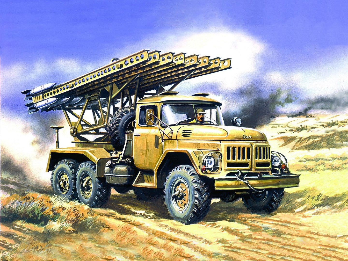 ICM 1/72 BM-13-16,  MLRS on ZiL-131 Base Military Truck ICM72814