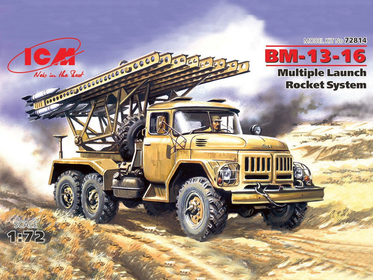 ICM 1/72 BM-13-16,  MLRS on ZiL-131 Base Military Truck ICM72814