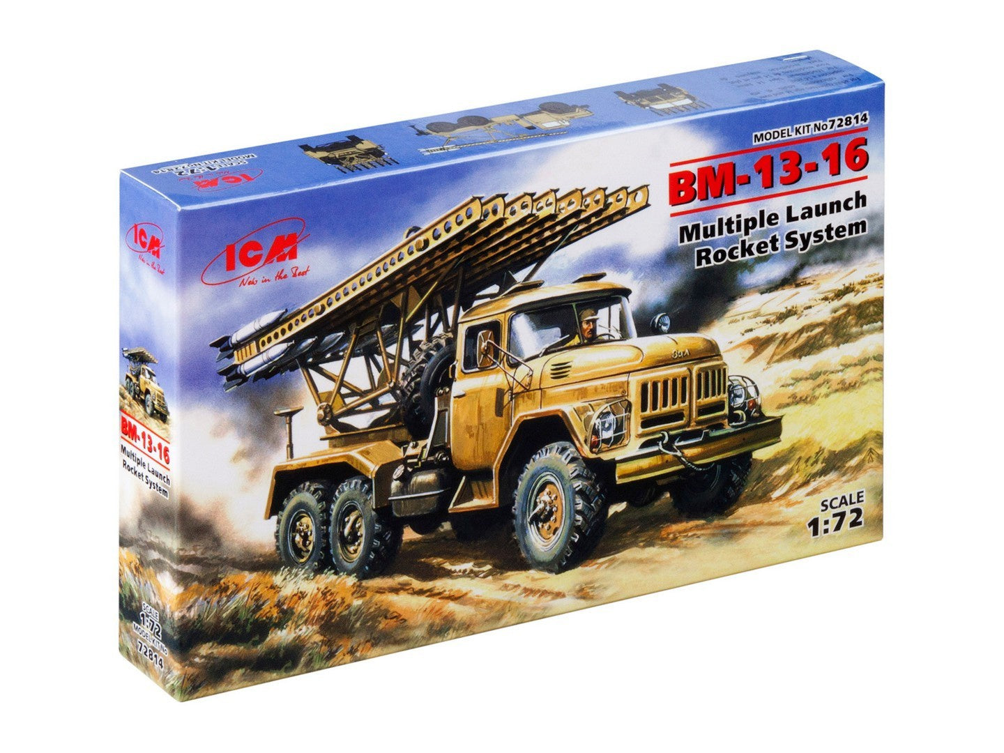 ICM 1/72 BM-13-16,  MLRS on ZiL-131 Base Military Truck ICM72814