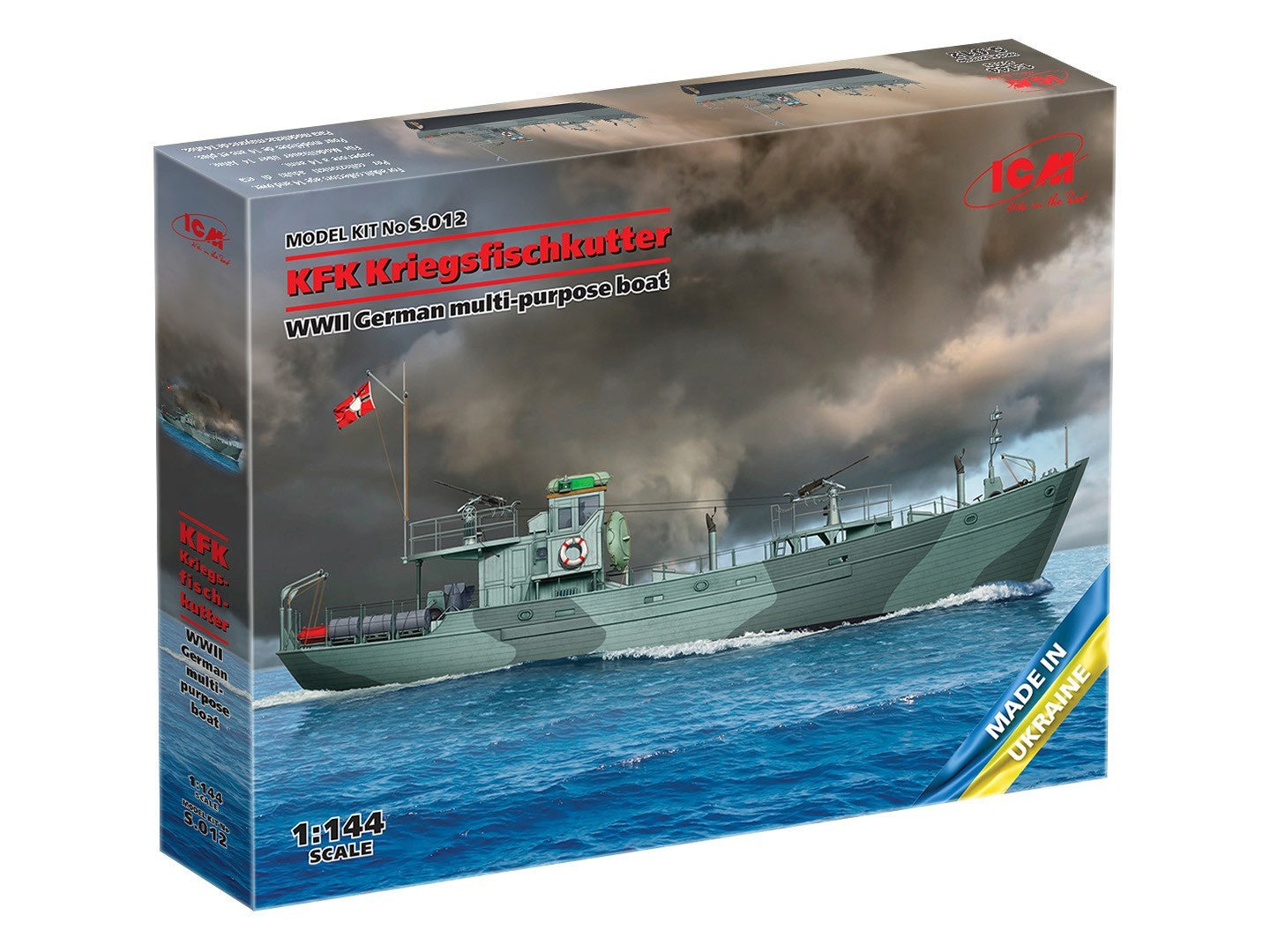 ICM 1/72 KFK Kriegsfischkutter WWII German Multi-Purpose Boat ICMS012