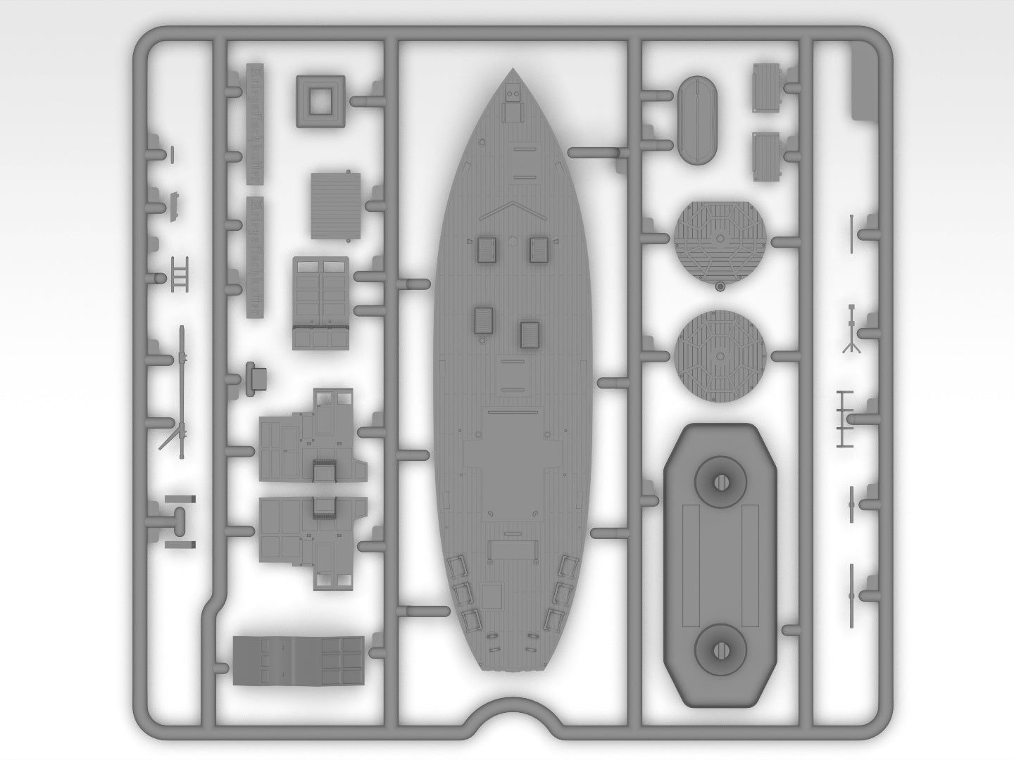 ICM 1/72 KFK Kriegsfischkutter WWII German Multi-Purpose Boat ICMS012