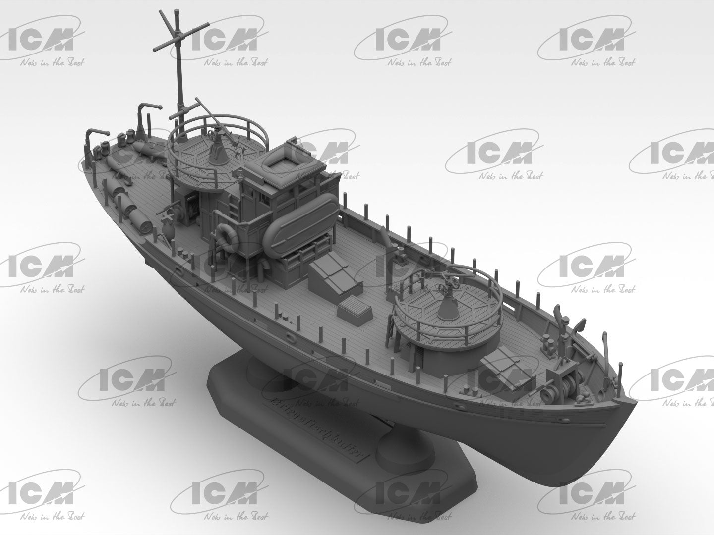ICM 1/72 KFK Kriegsfischkutter WWII German Multi-Purpose Boat ICMS012