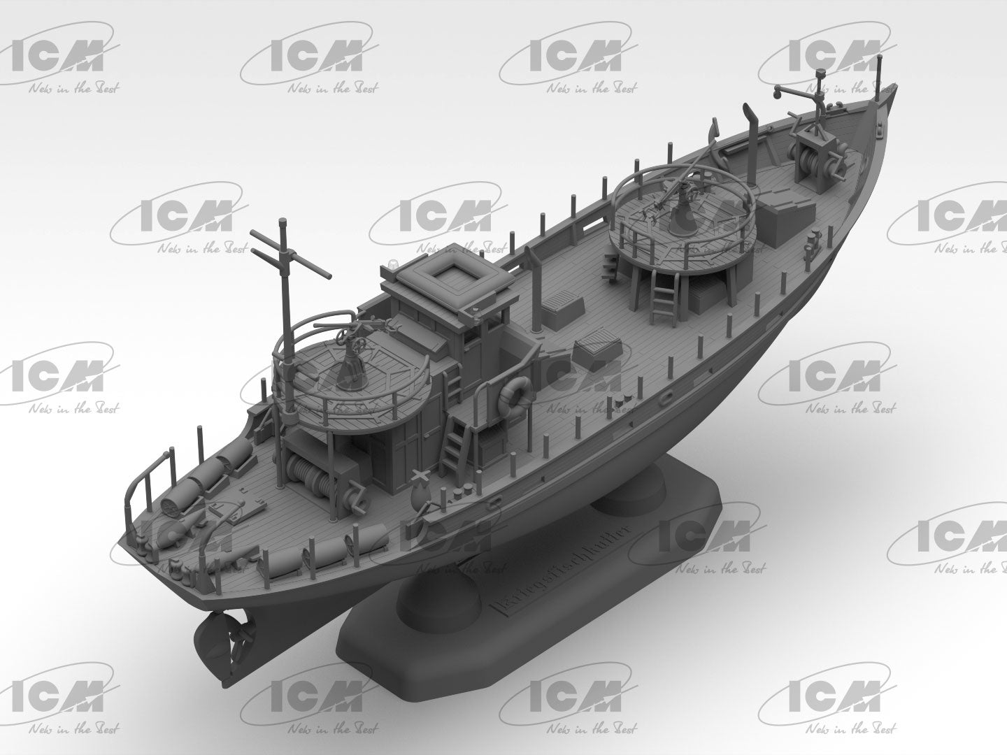 ICM 1/72 KFK Kriegsfischkutter WWII German Multi-Purpose Boat ICMS012