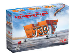 ICM 1/35 S-64 Helicopter Fire Tank Scale Model Kit