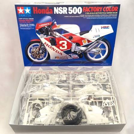 Tamiya 1/12 Honda NSR500 Factory Colour Scale Model Motorbike kit 14099