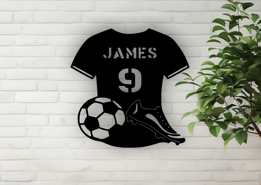 Personalised Football Wall Plaque