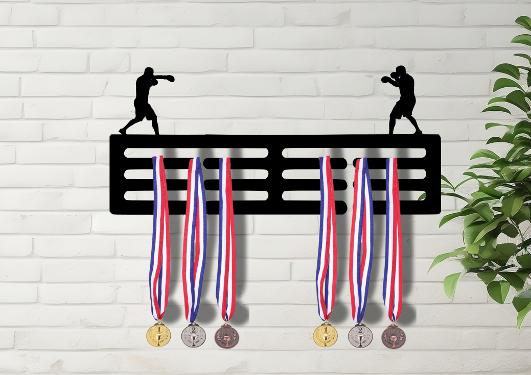 Boxing Personalised Medal Hanger