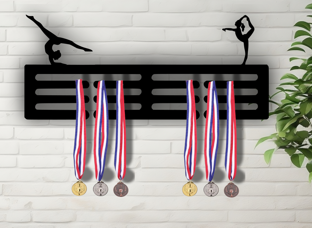 Personalised Medal Hanger Medal Holder Wall Display Rack Dance Dancing