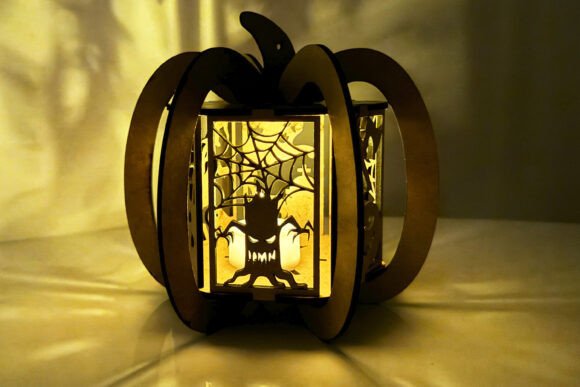 Halloween Pumpkin Candle Holder Lantern
