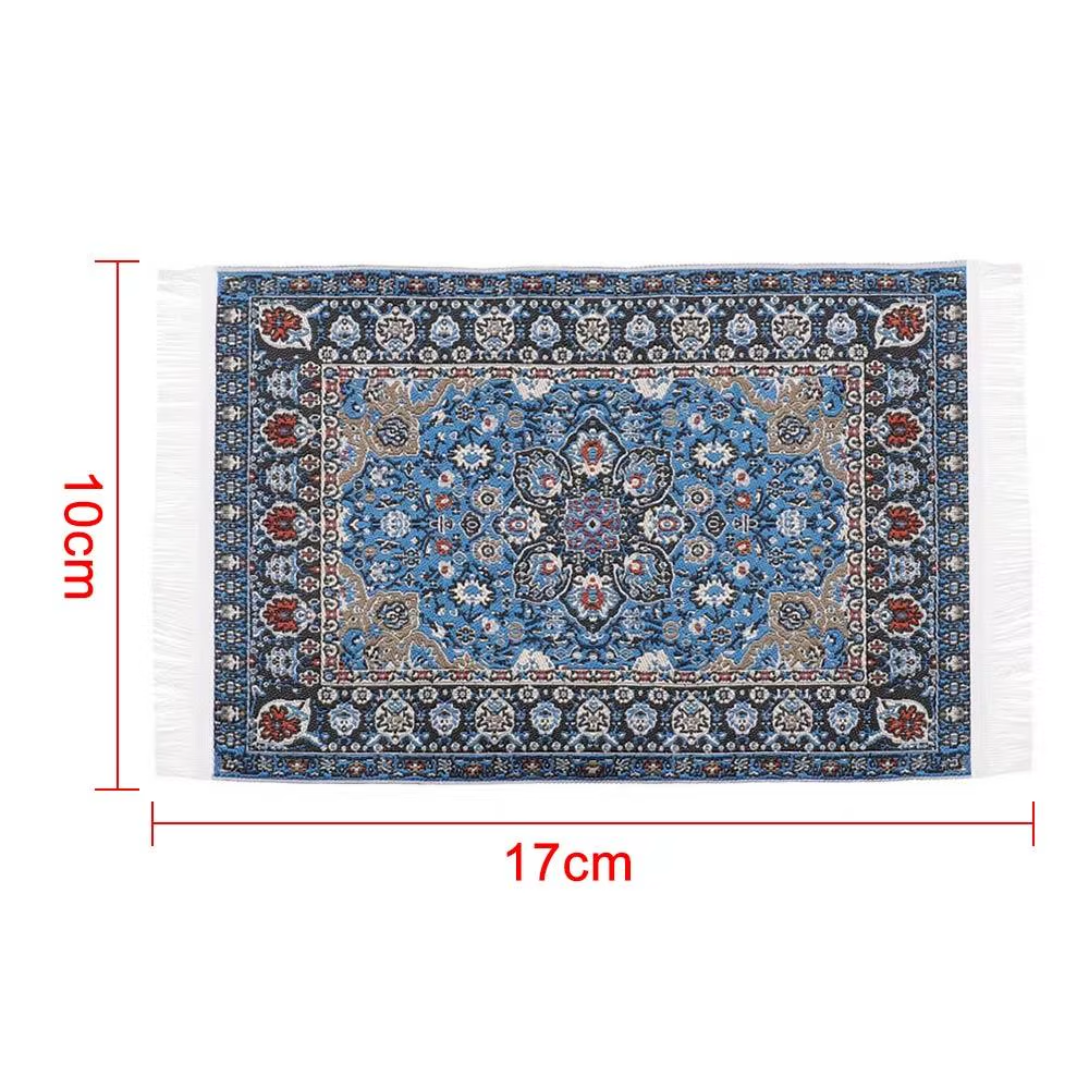 1:12 Dollhouse Miniature's Turkish Style Woven Rug