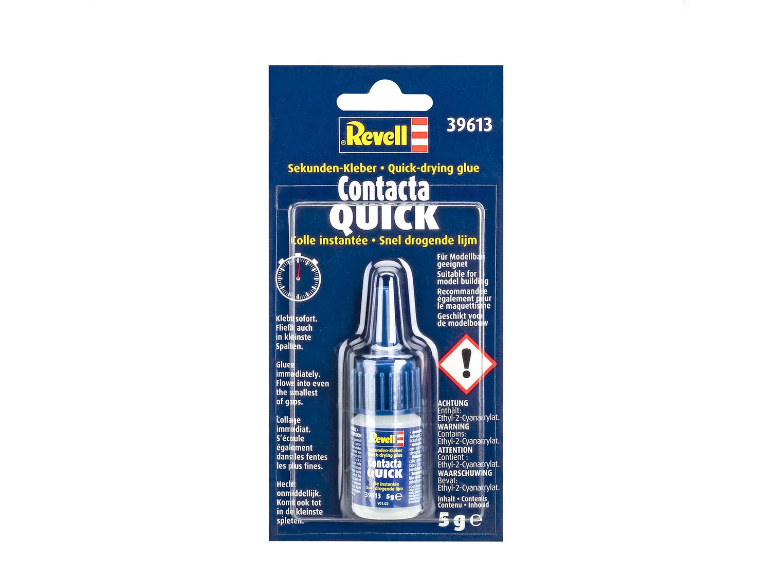 Revell Contacta Quick Adhesive Glue (5g) Model Glue Cement 39613