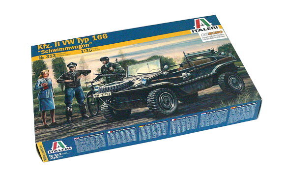 Italeri 1/35 Kfz. 69 SCHWIMMWAGEN Military Scale Model kit 313*