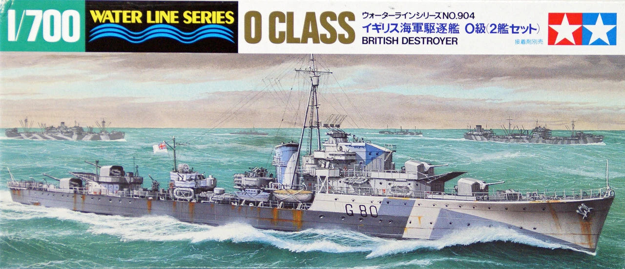 TAMIYA 31904 1/700 SCALE BRITISH DESTROYER O CLASS
