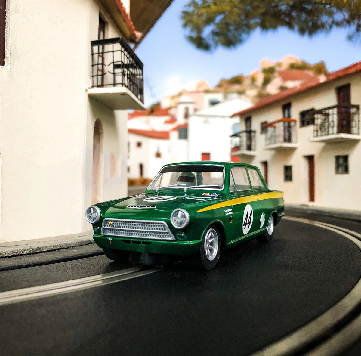 Scalextric Ford Lotus Cortina Goodwood 2023 Andrew Jordan David Dickenson