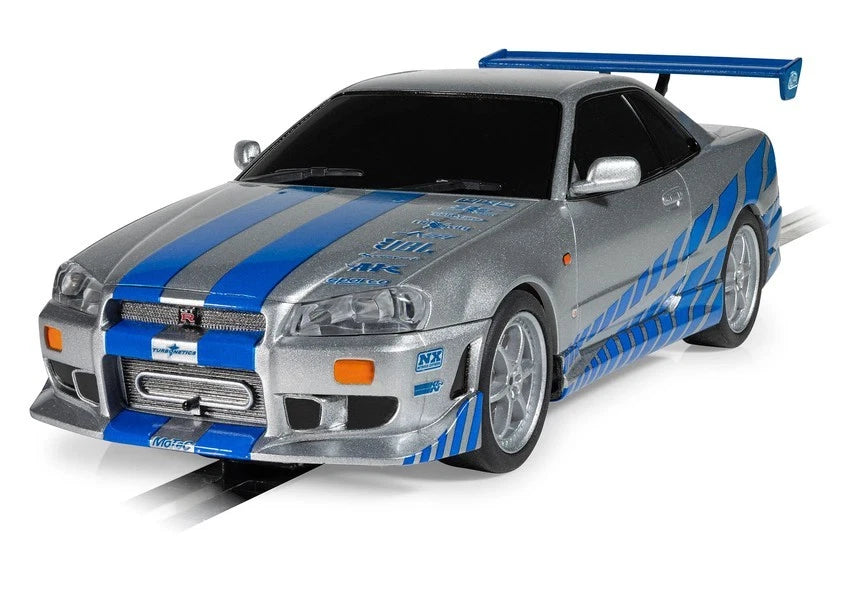 Scalextric Fast and Furious - 25 Years - Supra vs R34 Slot Car Set 1/32 Scale