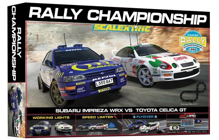 Scalextric Rally Championship - Retro Race Set 1/32 Subaru impreza Toyota Celica