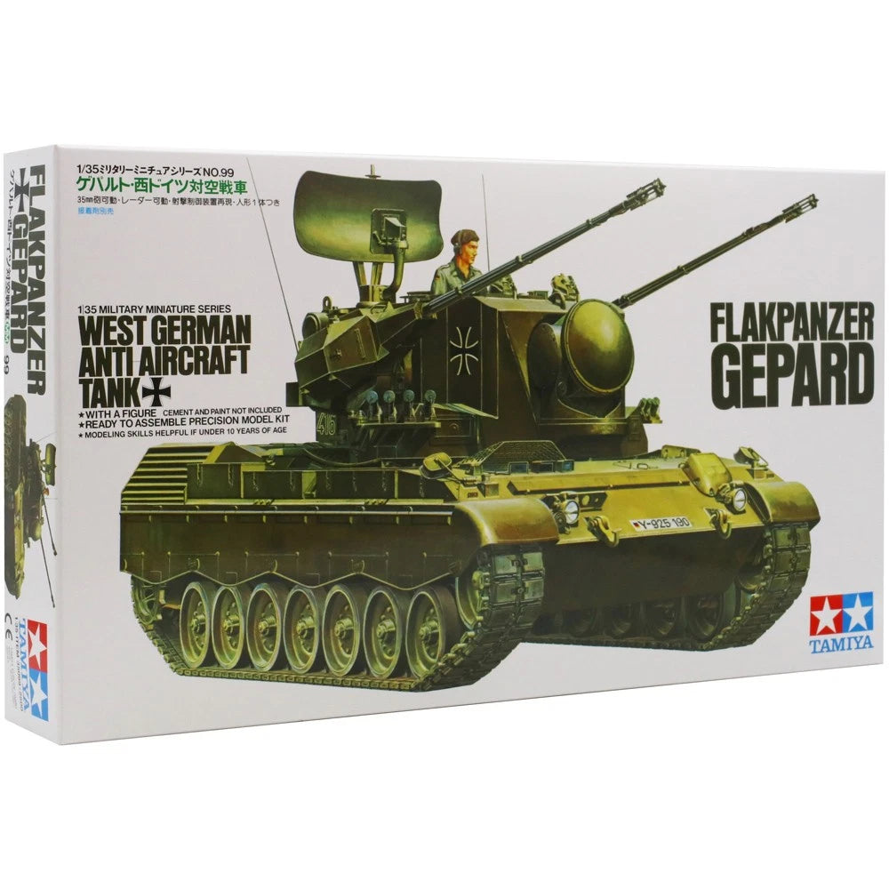 Tamiya 1/35 WEST GERMAN FLKPNZR GEPARD KIT Military Model Kit