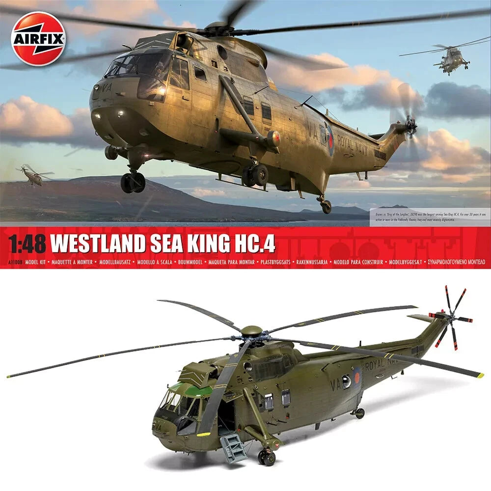 Airfix 1/48 Westland Sea King HAR.4 Helicopter Scale Model Kit A11008