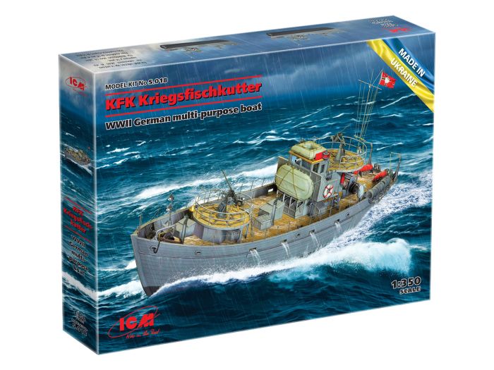 ICM 1/350 KFK Kriegsfischkutter WWII German Multi-Purpose Boat ICMS018