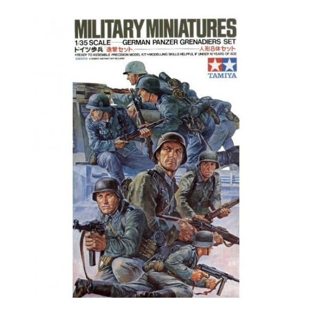 Tamiya 1/35 German Panzer Grenadiers Scale Model Figures Kit 35061