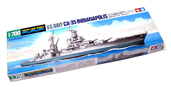 Tamiya 1/700 U.S. NAVY CA-35 INDIANAPOLIS Ship Scale model 31804